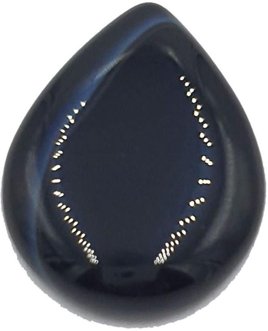 Sahiba Gems Black Cut Natural Agate Gemstone-picture-25