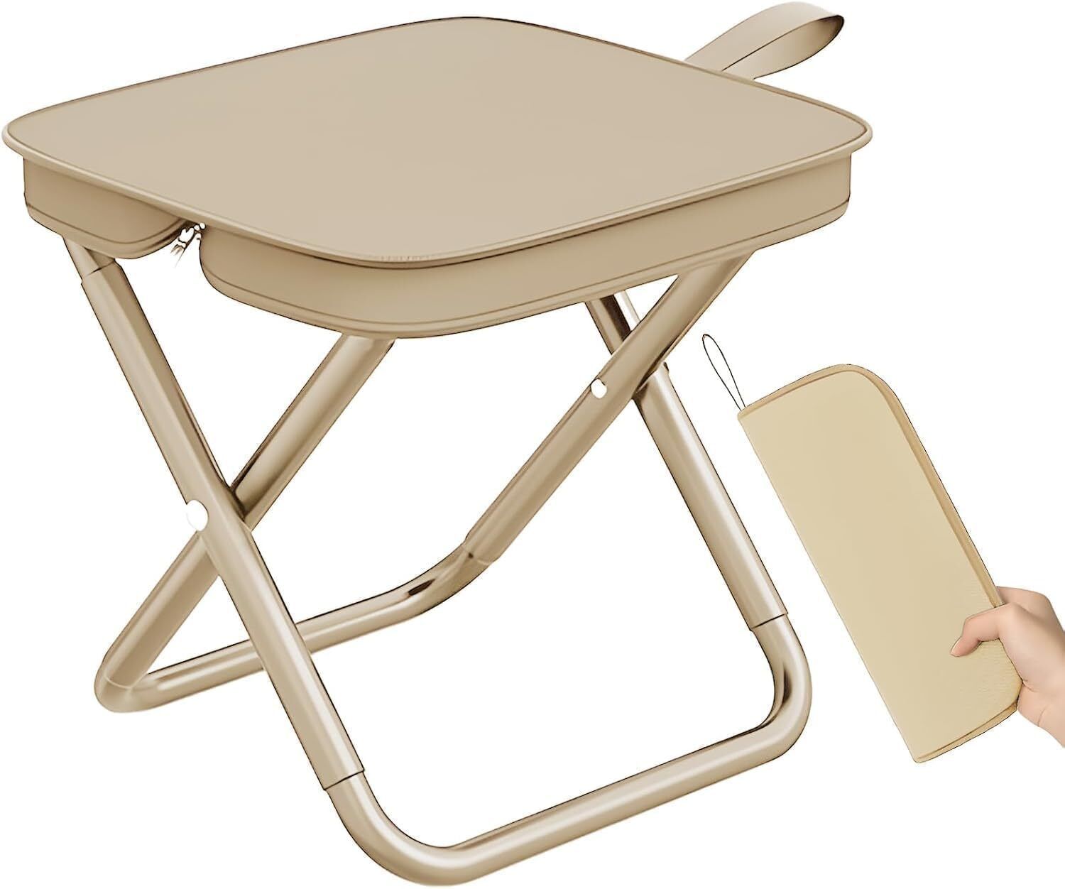 Mini Camp Stool Portable Folding Chair, Lightweight Outdoor Stool for Travel Chair-image-34