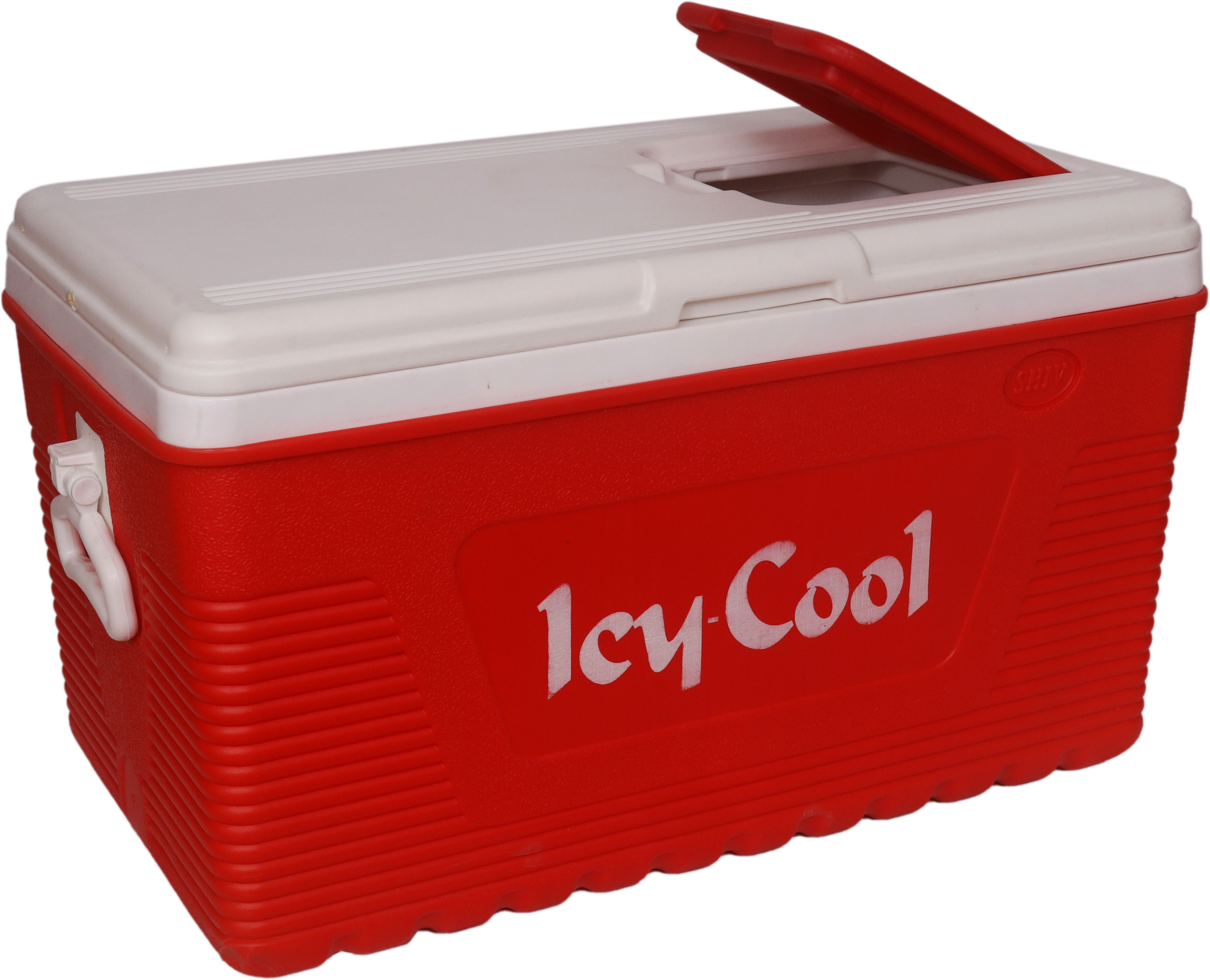 ghansham ice box manufacturers 50 LTR Plastic Ice Box | Polyethylene Puff Insulation Ice Cooler | Ice Chest Ice Cooler Box-picture-19