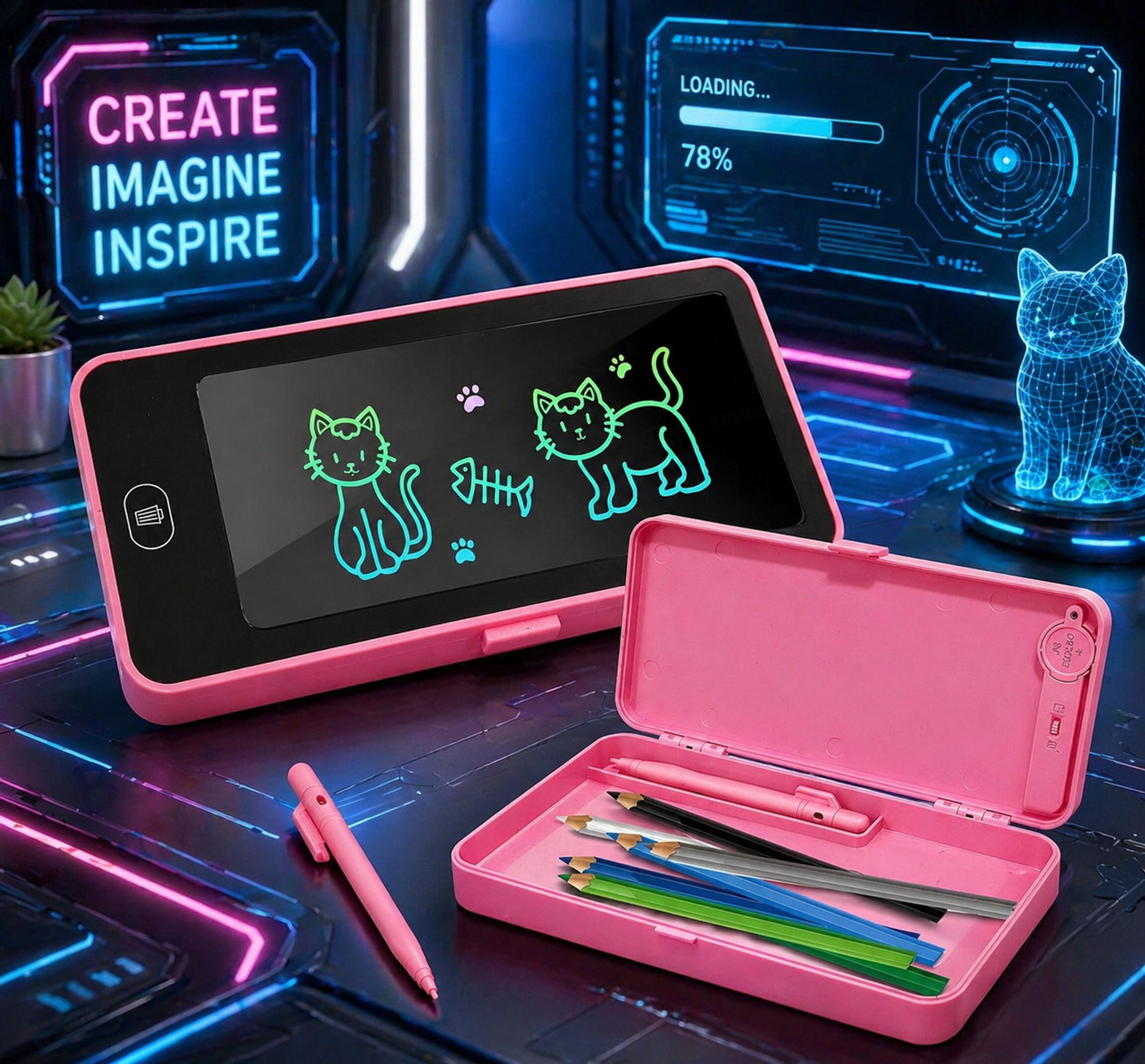 Stylus pen LCD display Geometry Box-image-47