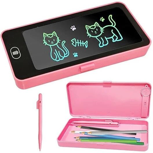 PENCIL BOX WITH LCD IN FRONT AND ONE STYLUS PEN Geometry Box-image-35