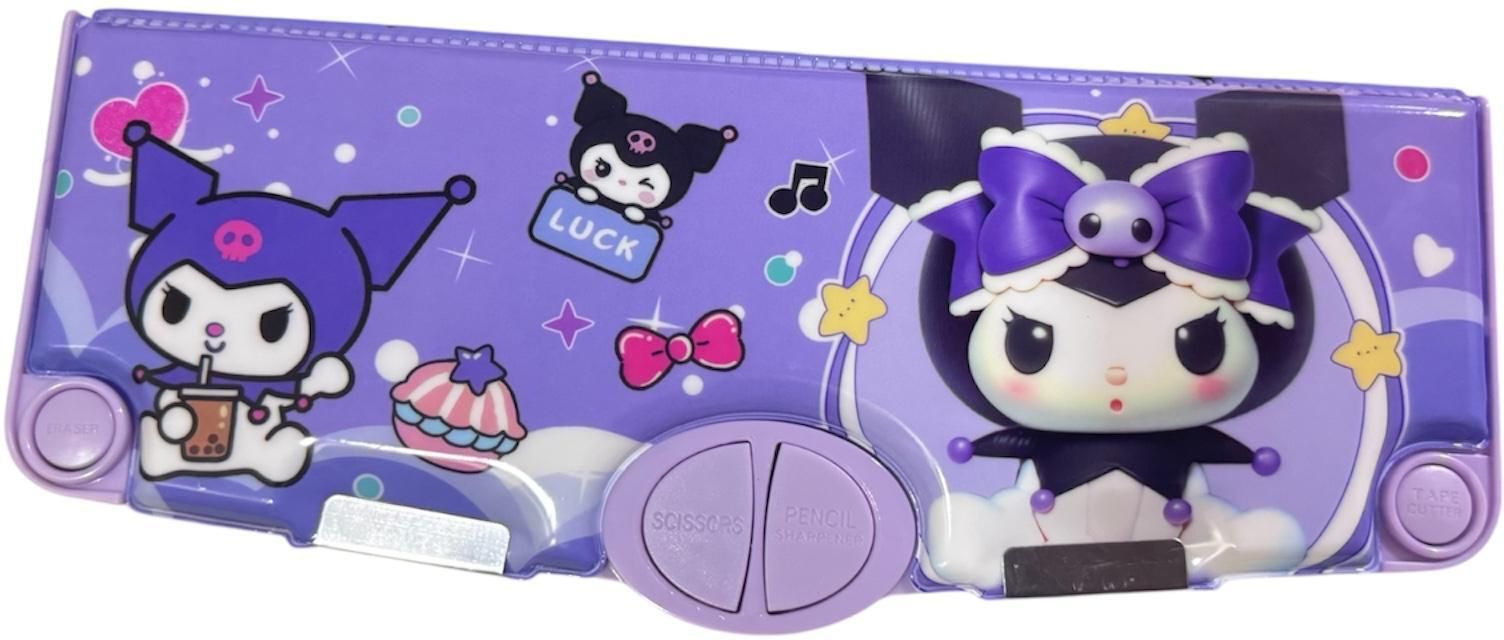 pencil box Kuromi Art Plastic Pencil Box-image-27