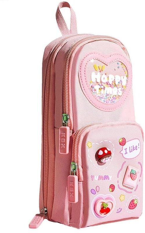 Pencil girls Case Large Capacity Pouch Pencil School Pouch Bag Geometry Box-image-46