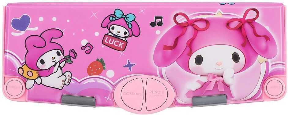 Kuromi All-in-One Geometry Box with Scissor, Sharpener, Tape, EraserTray & Ruler Geometry Box-image-30