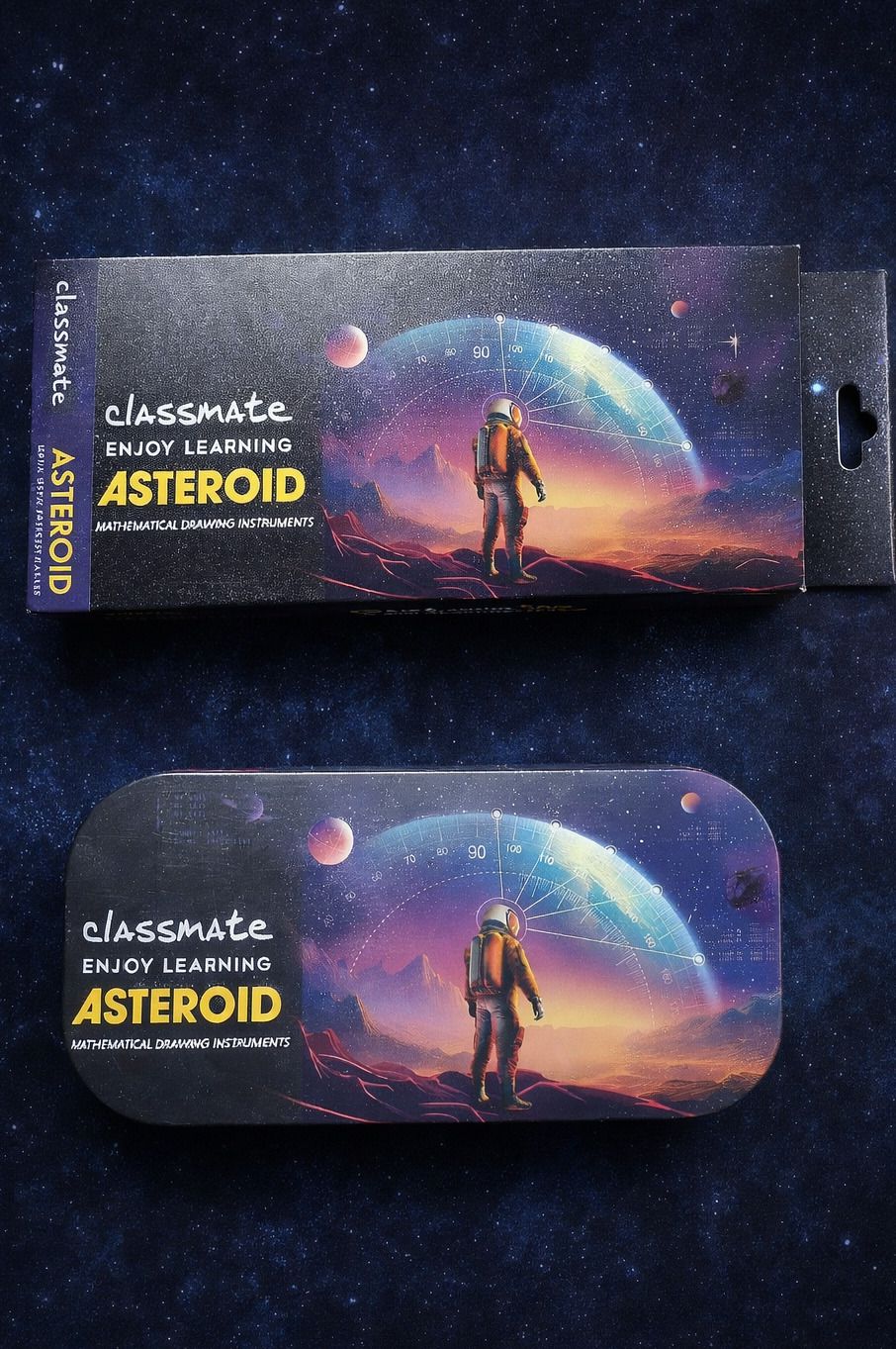 Asteroid Geometry Box | Compass-cum-Divider with arm locking mechanism pack of 1 Geometry Box-image-22