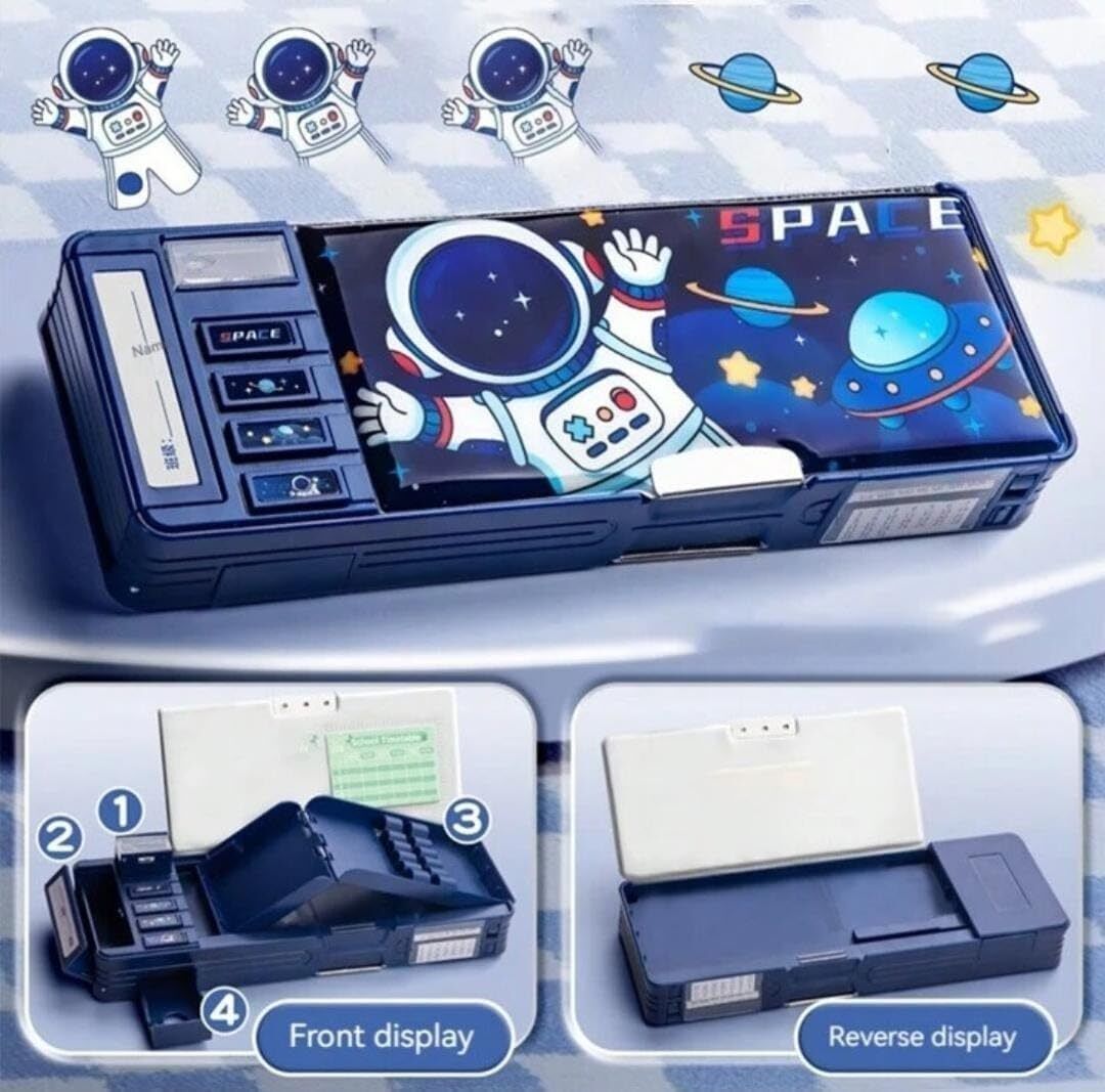 Space Magnetic Geometry Box with Password Lock for Kids – Durable and Secure Geometry Box