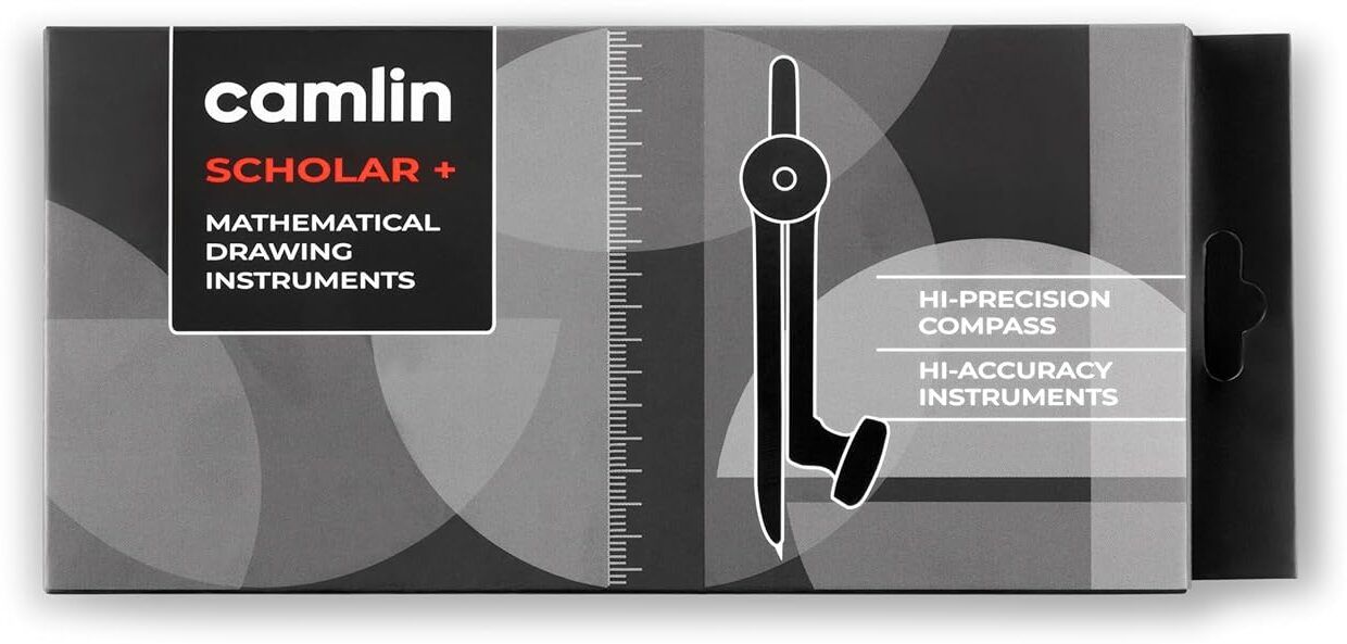 Scholar Plus Mathematical Drawing Instruments Geometry Box-image-0