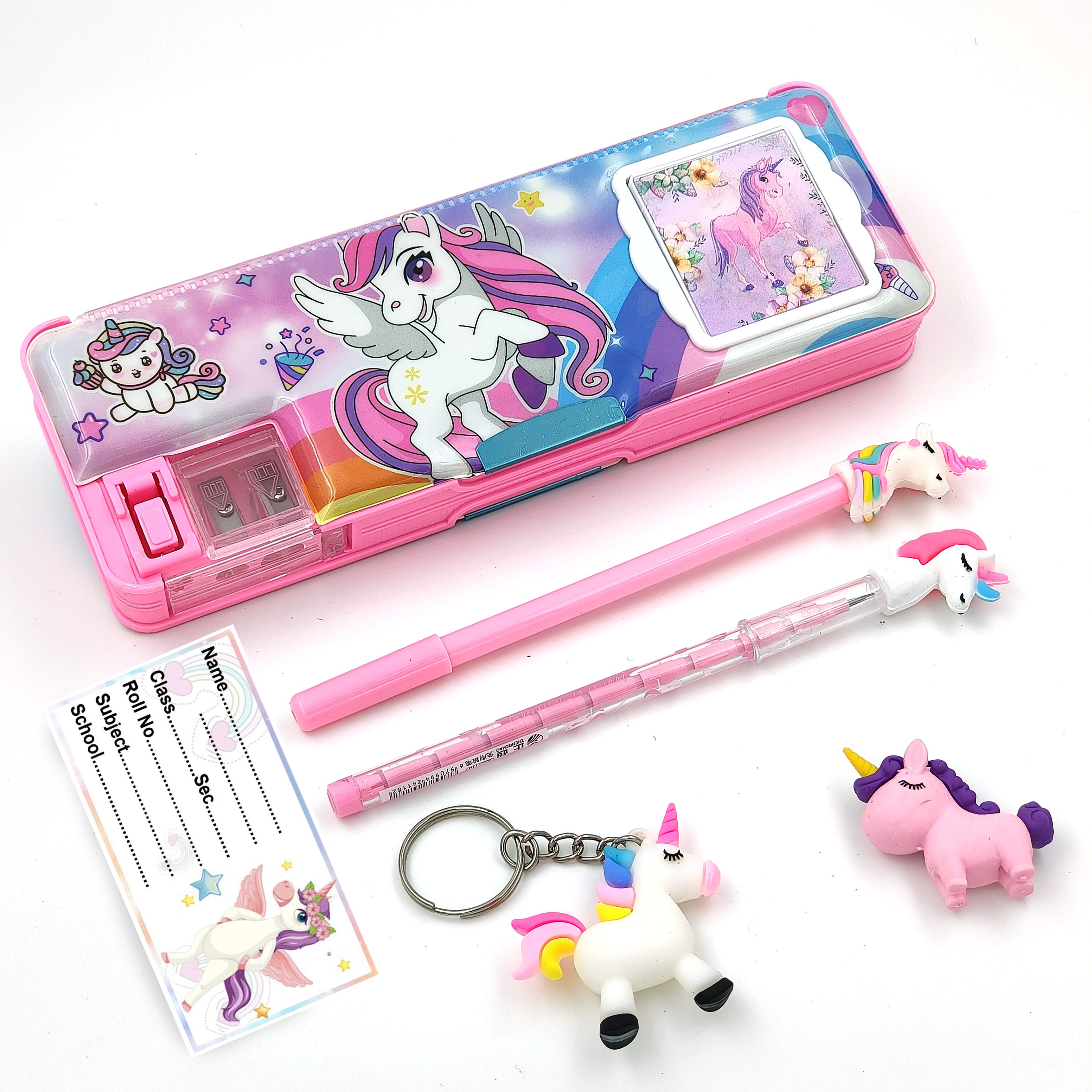 Inbuilt Calculator & Sharpner School Set