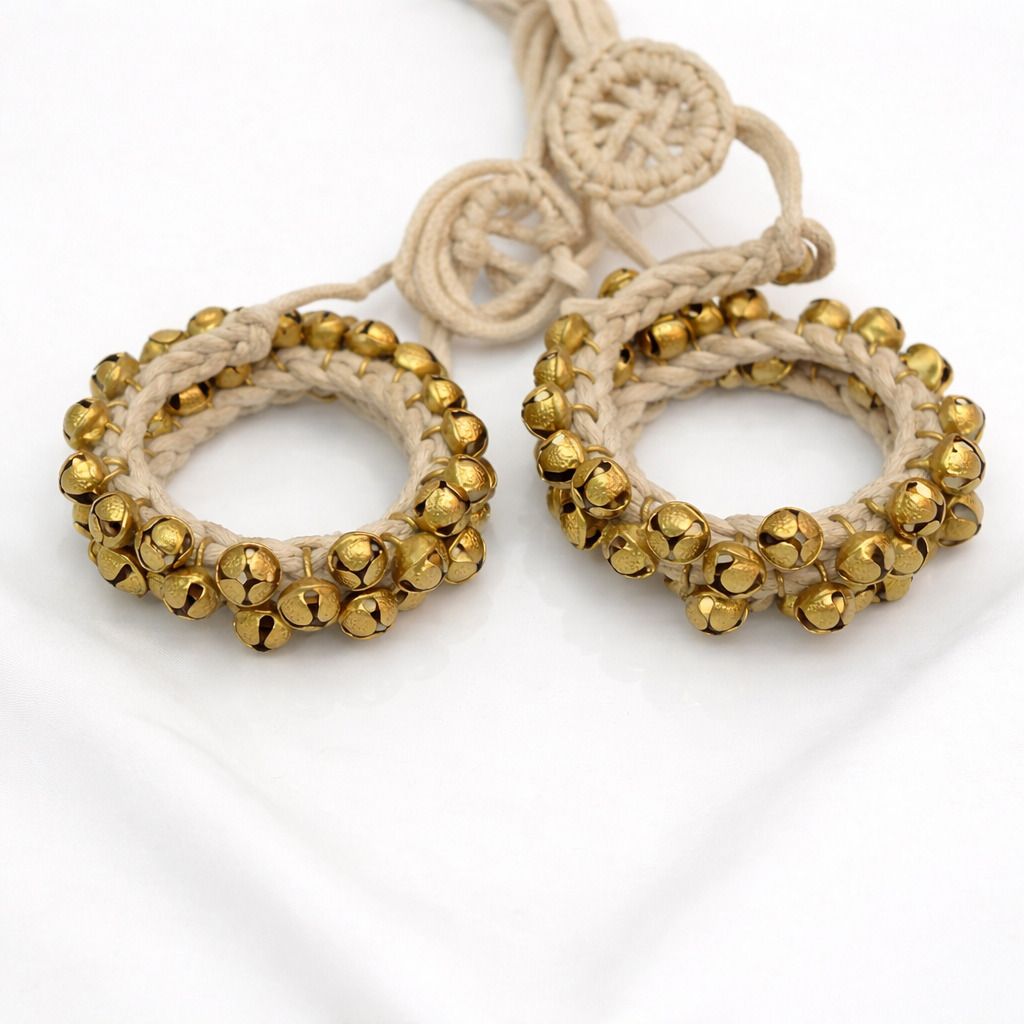 aalayam dhvani Brass Ghungroo Payal 25+25 Ghungroo Bells-picture-35