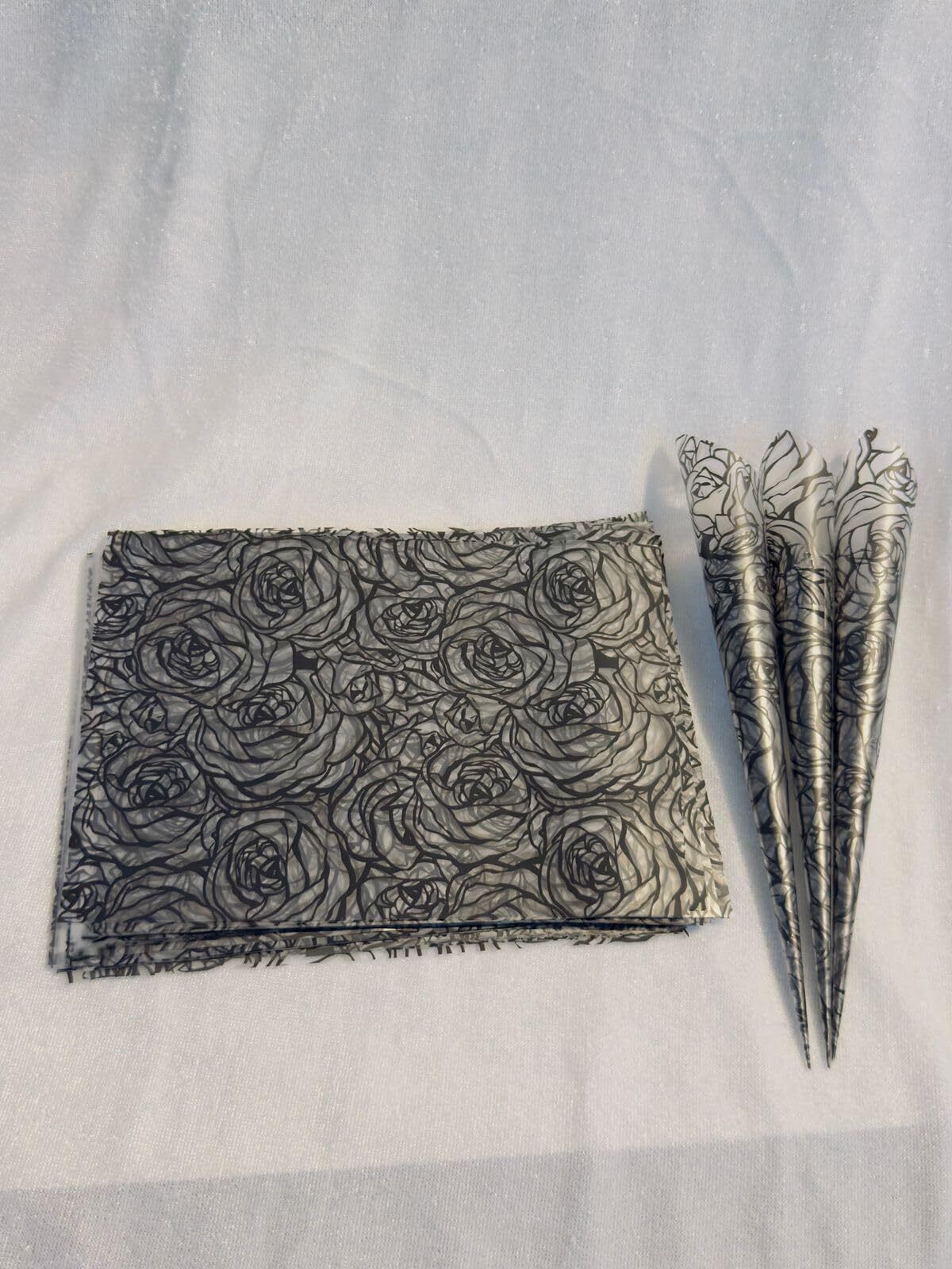 jbfhenna Cellophane Sheet Black Sheet Gift Wrapper-picture-16