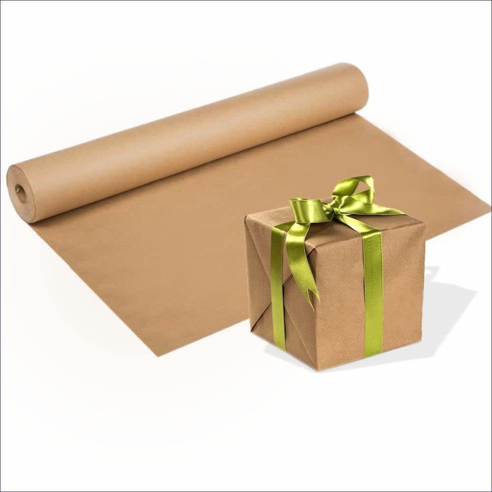 Brown Kraft Paper Roll 5M 140 GSM Gift Wrapping Paper 5m, 70gsm Paper Gift Wrapper-image-4