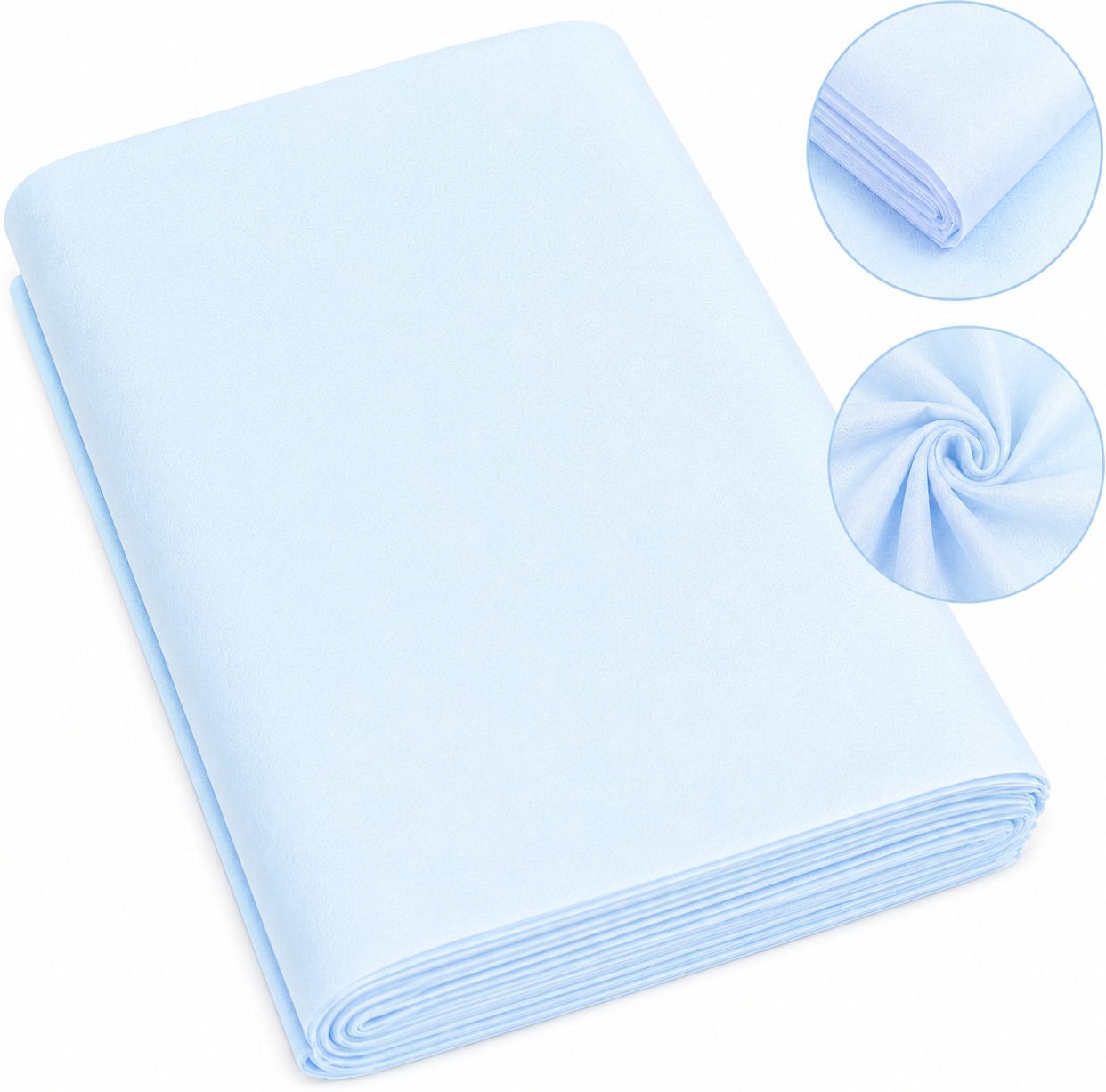 nonwoven blue Paper Gift Wrapper-image-37