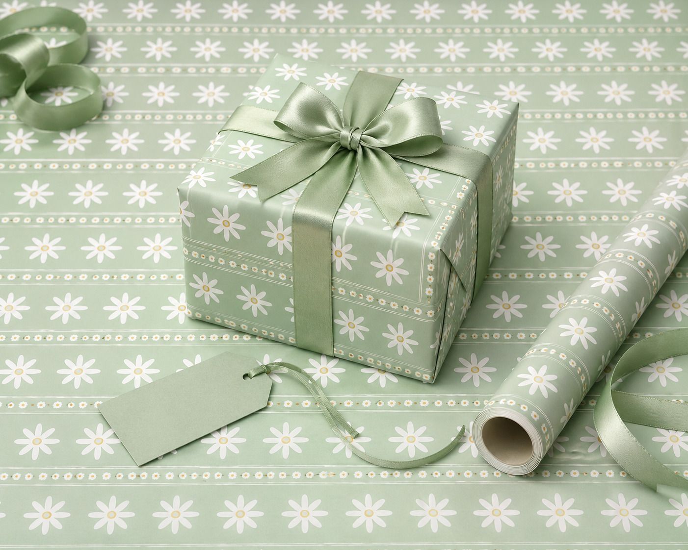 giftcovery Pack of 5 Gift Wrapping Paper Daisy Flower Gift Packing 19X26 Inch Daisy Formal Gift Wrapper Gift Wrapper-picture-8