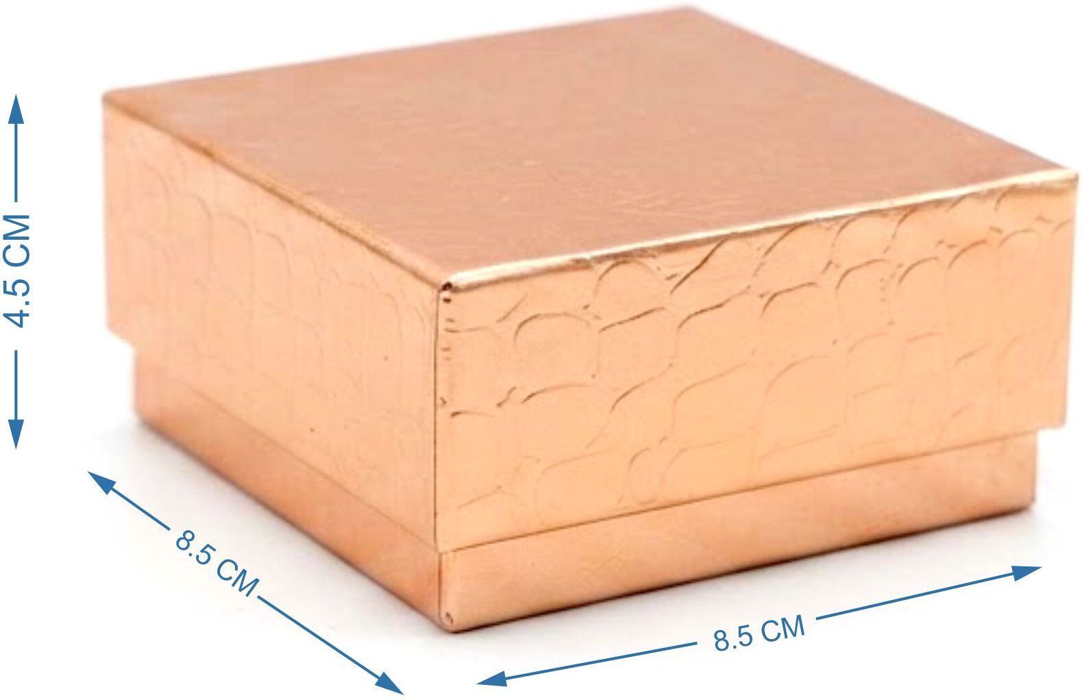 dabbadabbi Rose Gold Square Rigid Gift Box |Gift Packaging Box | Available in 3 Sizes | Rigid Paperboard (Greyboard) Gift Wrapper-picture-14