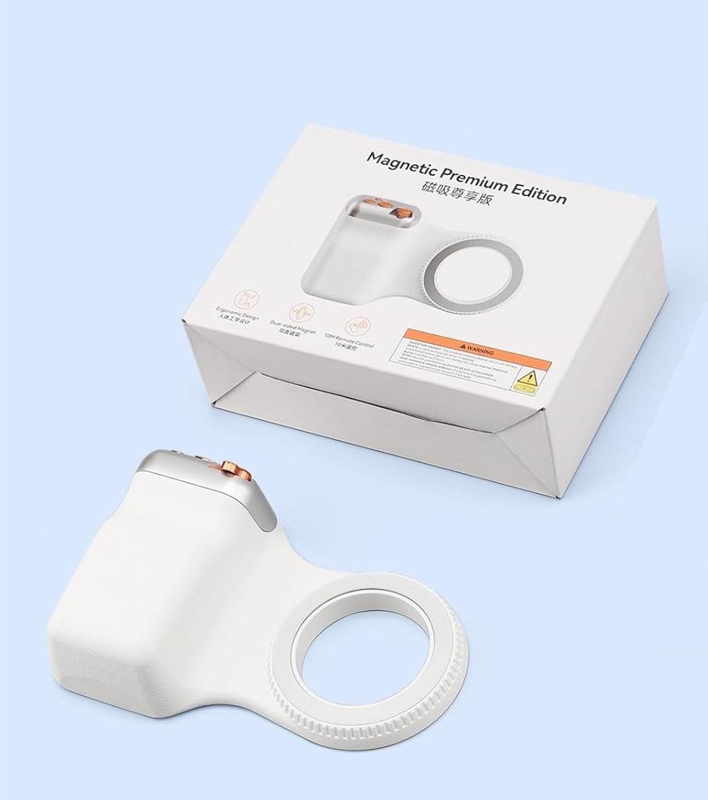 Wifton Magnetic Photography Grip for Smartphones with Bluetooth Camera Shutter 2 Axis Gimbal for Mobile-image-28