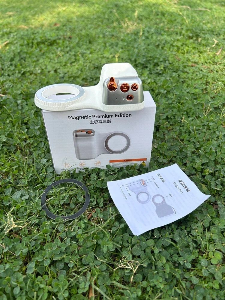 Wifton K02 Magnetic Photography Grip with Ring Flash for Smartphones 2 Axis Gimbal for Mobile-picture-10