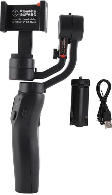 IMMUTABLE 3-Axis Smartphone Gimbal Stabilizer with AI Face Tracking GV25 3 Axis Gimbal for Mobile-image-21