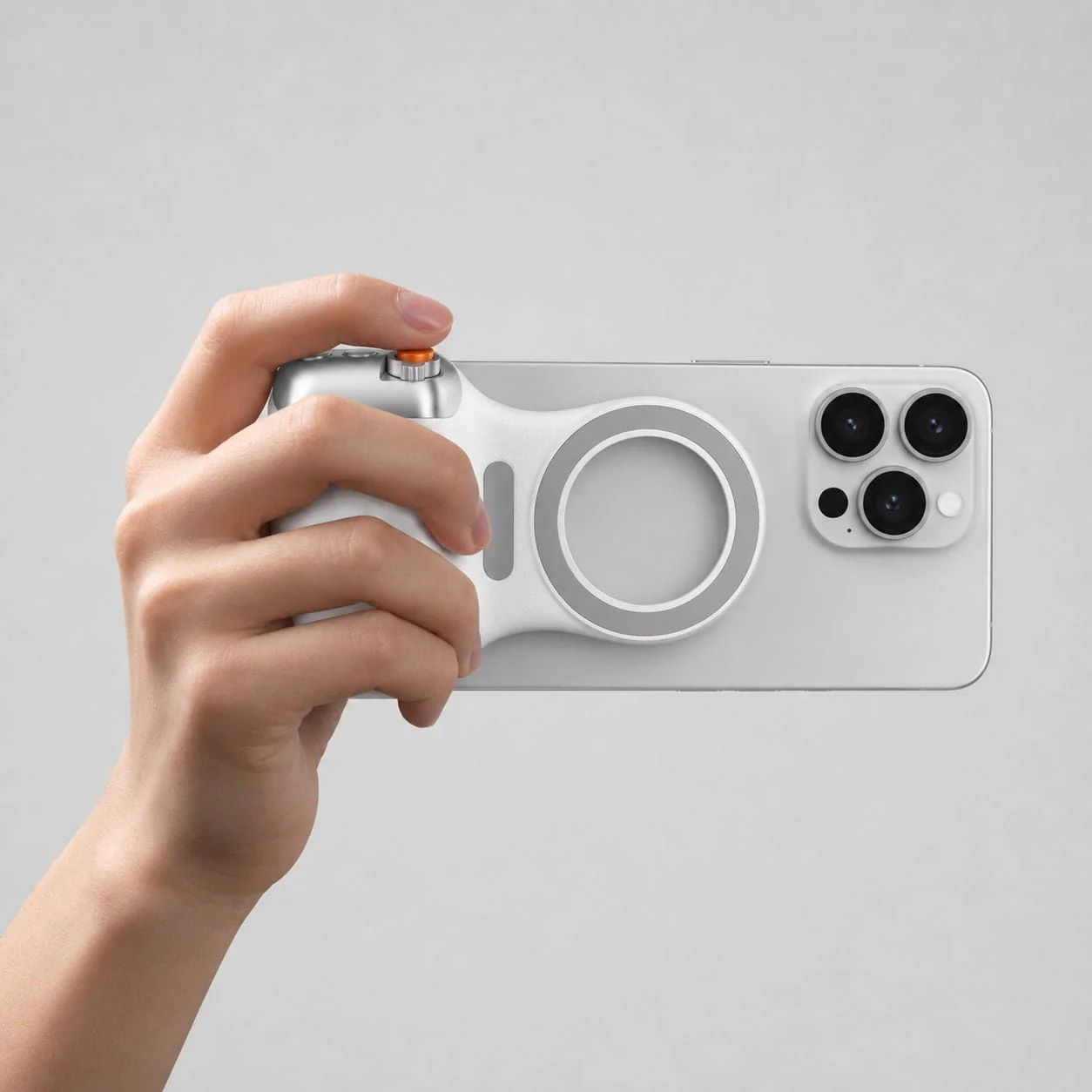 Wifton Selfie Handle Fun Shot Magnetic Phone Grip with Wireless Camera Button 2 Axis Gimbal for Mobile-picture-12