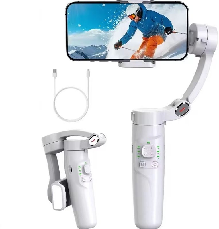 ERH India M1 Foldable 3-Axis Gimbal Stabilizer for Smartphones with Face Tracking 3 Axis Gimbal for Mobile-image-32