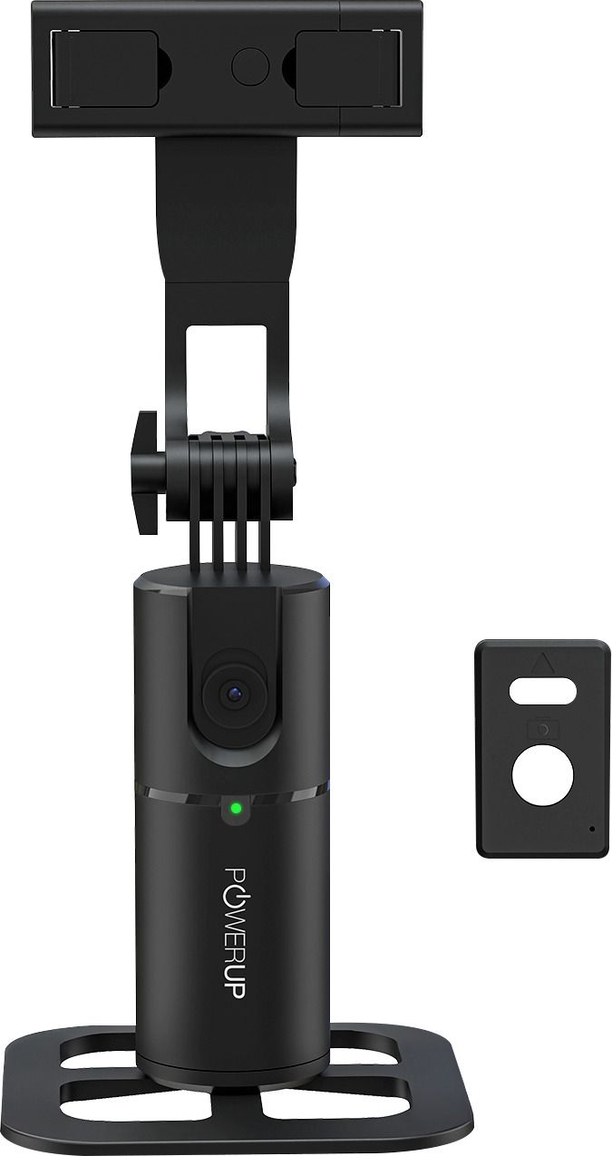 POWERUP 360° AI Face Tracking & Foldable Selfie Stick Single Gimbal for Mobile-image-9