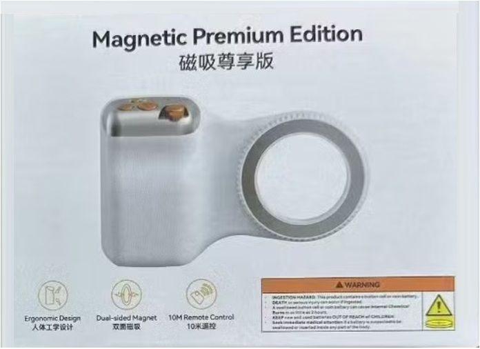 ASTOUND Magnetic Camera Handle for Mobile Phones with Bluetooth Controller 2 Axis Gimbal for Mobile-image-32