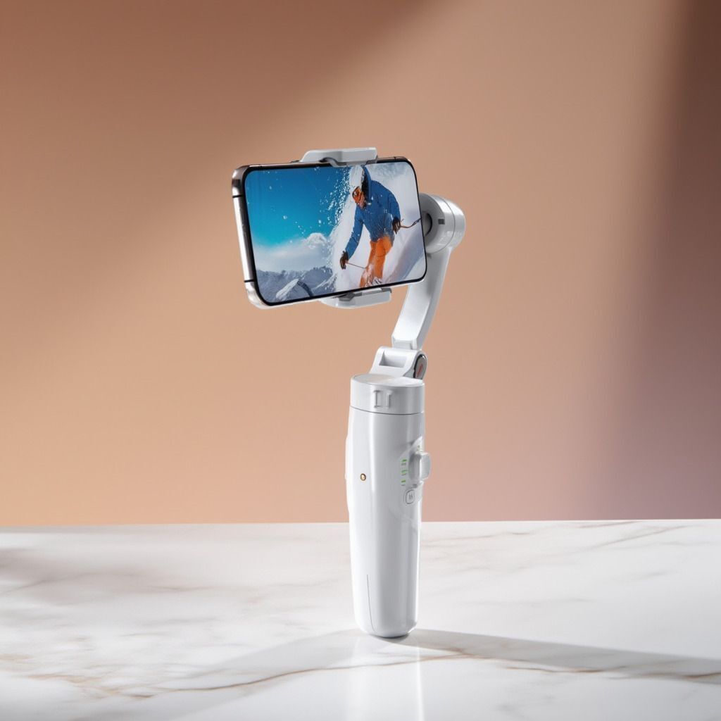 Smartnest M1 3-Axis Gimbal Stabilizer|AI Face Tracking, Smooth Video,Foldable G-36 3 Axis Gimbal for Mobile-image-27