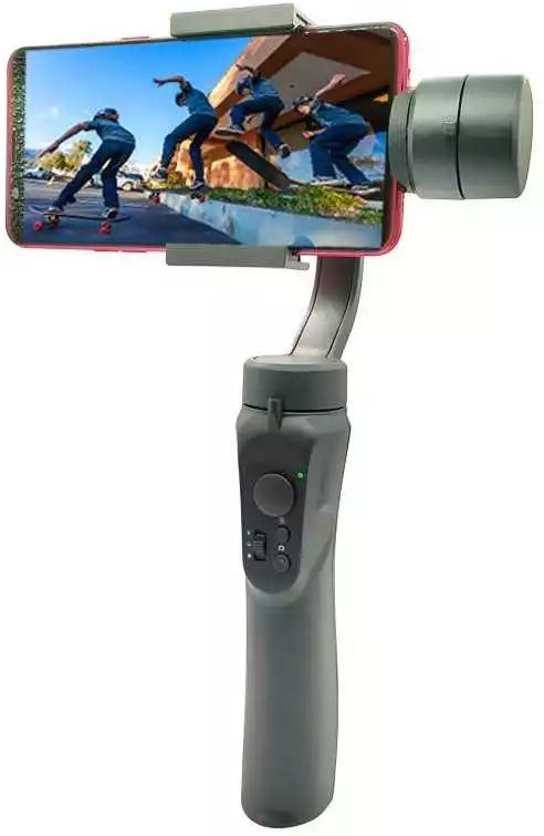 IMMUTABLE 3-Axis Smartphone Gimbal Stabilizer with AI Face Tracking GV1 3 Axis Gimbal for Mobile-image-28