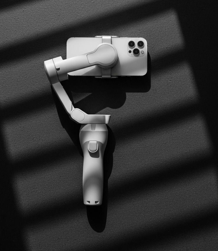 Amya Nature GIMBAL-WHT-M1 Lightweight Mobile Stabilizer for YouTube, Reels, and Videos 3 Axis Gimbal for Mobile-image-9
