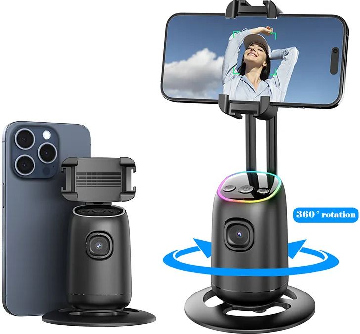En ligne P05 AI Intelligent Face Recognition Tracking gimbal Stabilizer Retractable Single Gimbal for Camera, Mobile-image-24