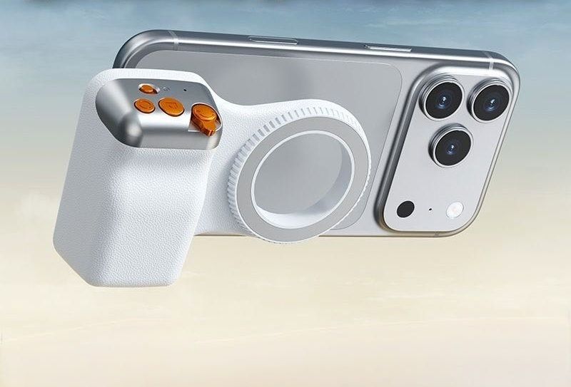 Wifton K02 Magnetic Phone Grip with Assist Ring Flash Handle 2 Axis Gimbal for Mobile-picture-12