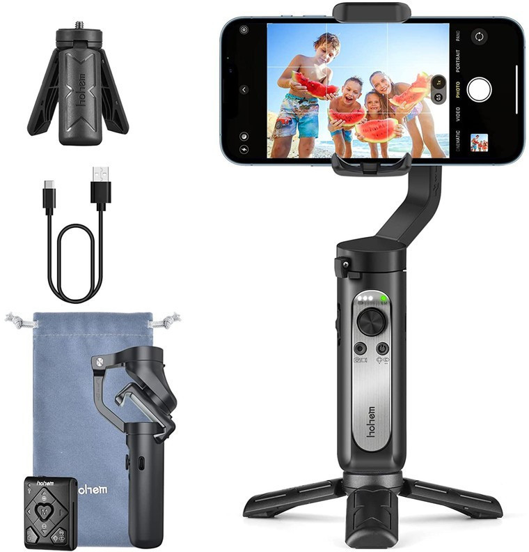 TechKing X2 3-Axis Gimbal Stabilizer for Smartphone - Handheld Phone Gimbal 3 Axis Gimbal for Mobile image 1