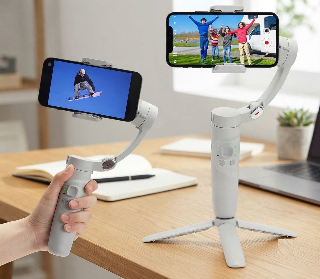 ASVON M1 3-Axis Mobile Gimbal Stabilizer for Vlogging, Video Recording & Live Stream 3 Axis Gimbal for Mobile-image-12