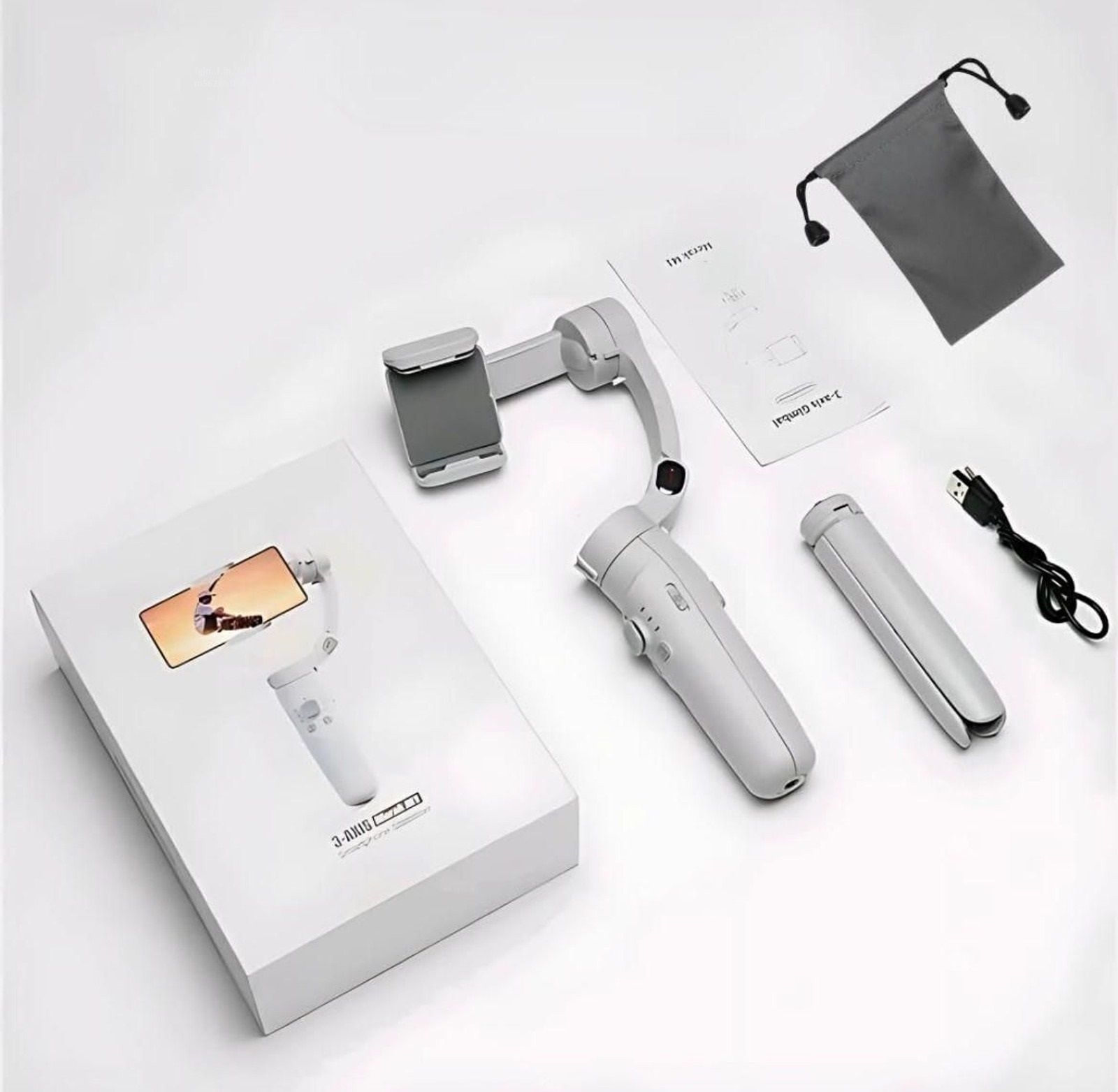 se hub Photography, video and vlogs (Gimbal M2) 3 Axis Gimbal for Camera, Mobile-image-7
