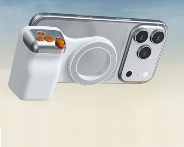 ASTOUND Magnetic Phone Photography Grip with Tripod Thread & Bluetooth Button 2 Axis Gimbal for Mobile-image-4