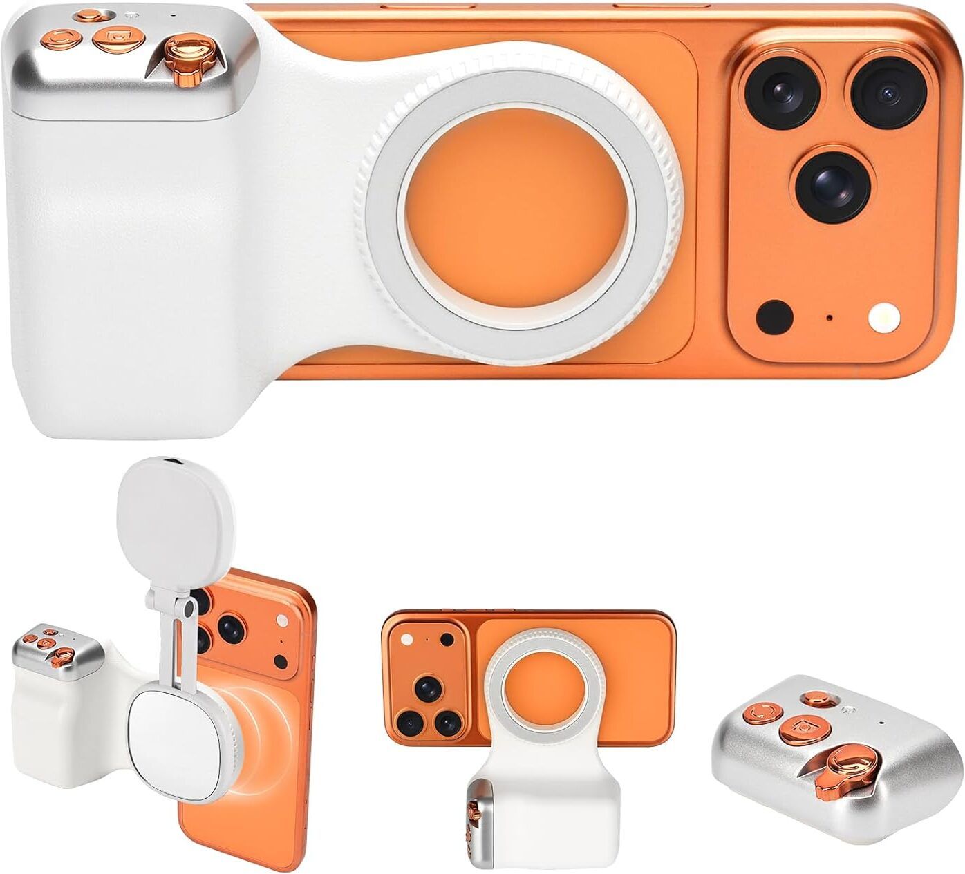 Wifton Magnetic Phone Camera DSLR Style Shutter Grip for i--Phone & Android 2 Axis Gimbal for Mobile-image-35