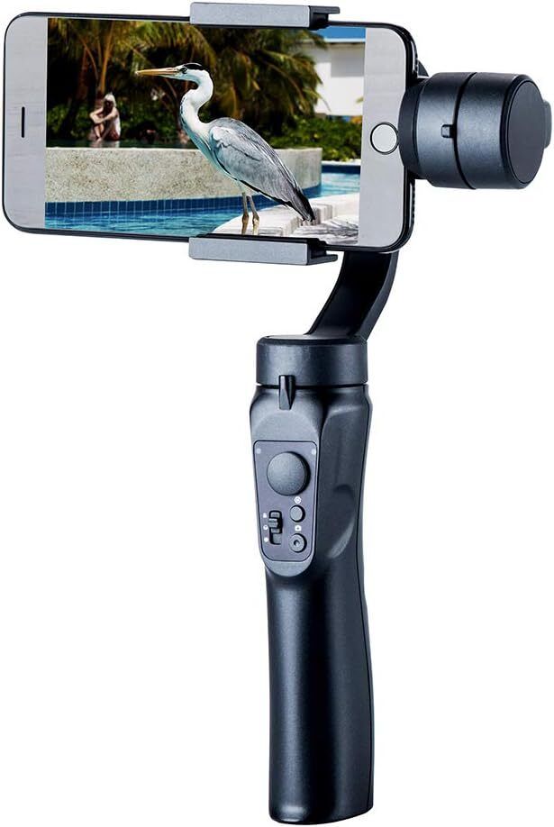 IMMUTABLE 3-Axis Smartphone Gimbal Stabilizer with AI Face Tracking GV4 3 Axis Gimbal for Mobile-image-34