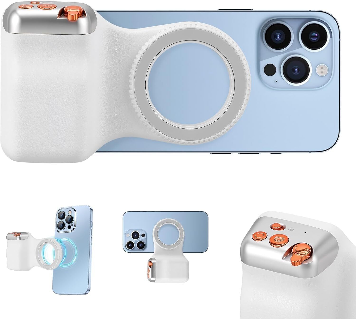 Wifton Fun--Shot Magnetic Grip For Phone 2 Axis Gimbal for Mobile-image-13