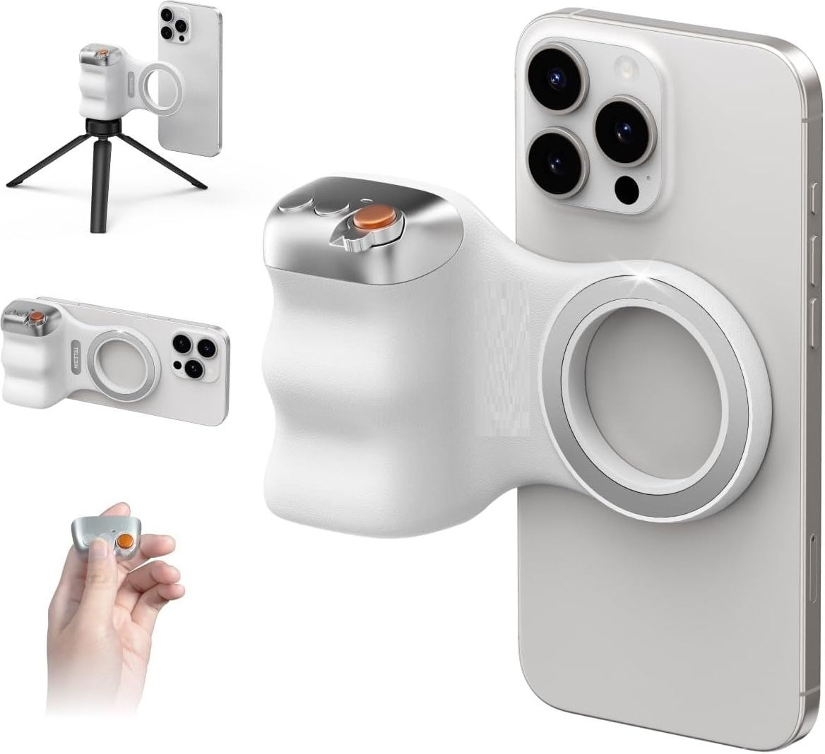 Wifton Camera Handle Grip Wireless Bracket with Zoom Remote Switch 2 Axis Gimbal for Mobile-image-38