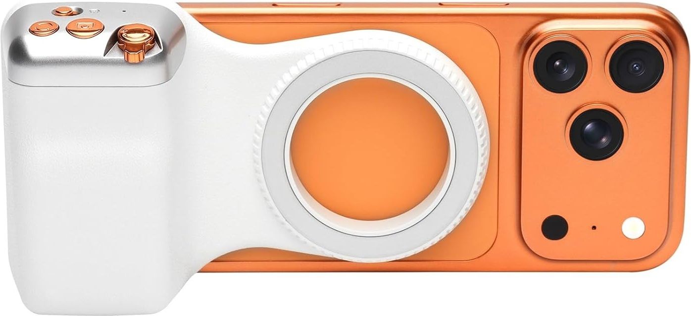 Wifton Magnetic Phone Camera Handle with Detachable Bluetooth Remote & 1/4 Thread 2 Axis Gimbal for Mobile-picture-25