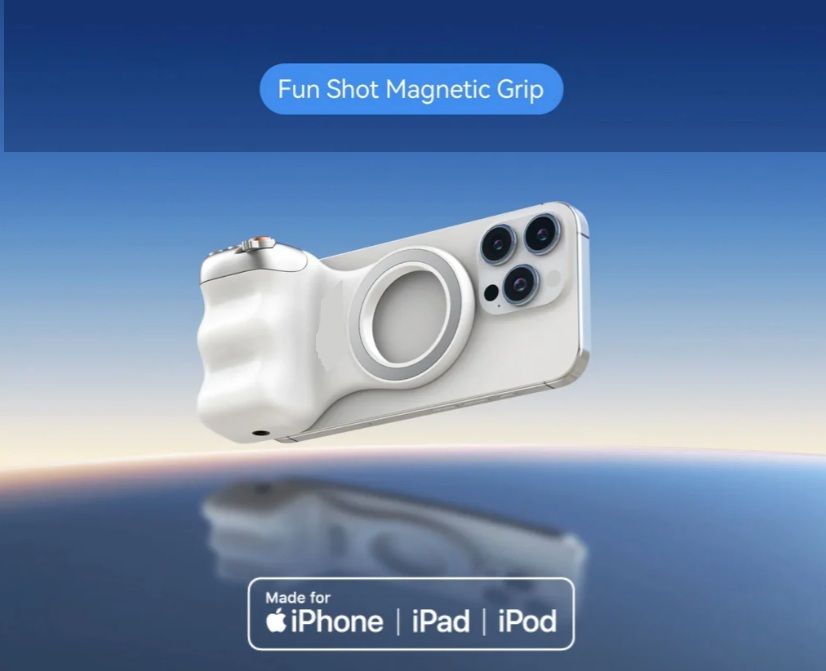 Wifton Universal Magnetic Camera Handle with Bluetooth Remote for Phones 2 Axis Gimbal for Mobile-image-14