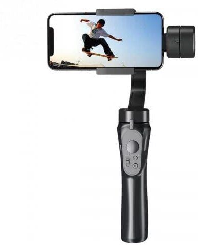 IMMUTABLE 3-Axis Smartphone Gimbal Stabilizer with AI Face Tracking GV9 3 Axis Gimbal for Mobile-image-39