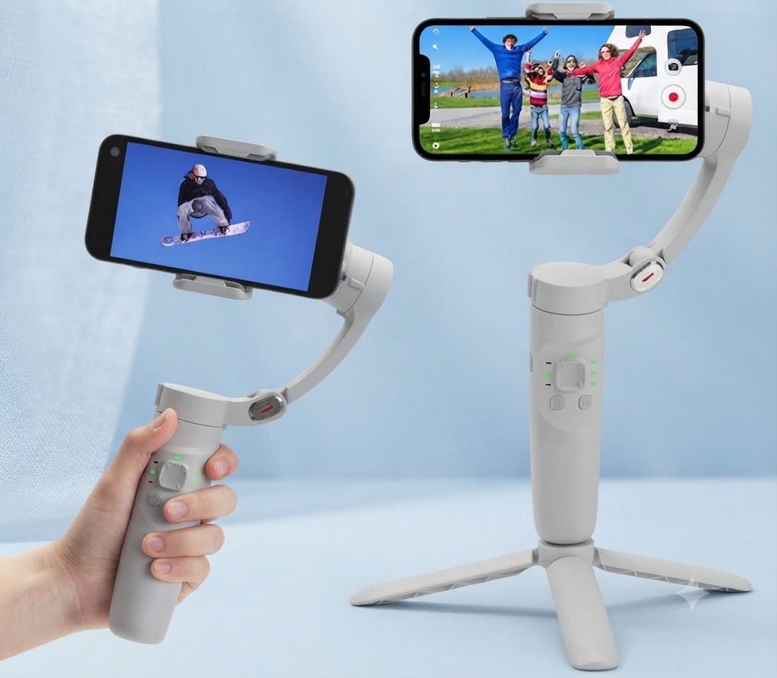 ASVON M1 Smart Phone Gimbal Stabilizer | 3-Axis Selfie Stick for Video Recording 3 Axis Gimbal for Mobile-picture-37