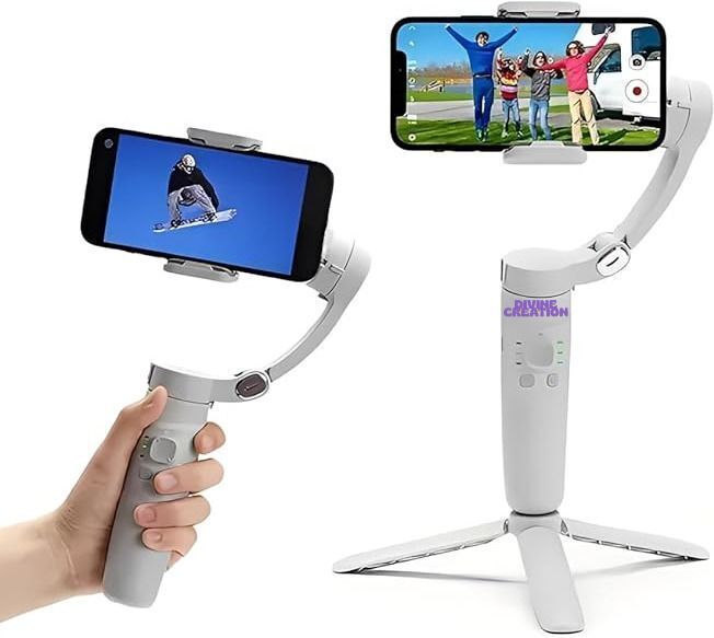 Smartnest M1 3-Axis Gimbal Stabilizer|AI Face Tracking, Smooth Video,Foldable G-66 3 Axis Gimbal for Mobile-image-29