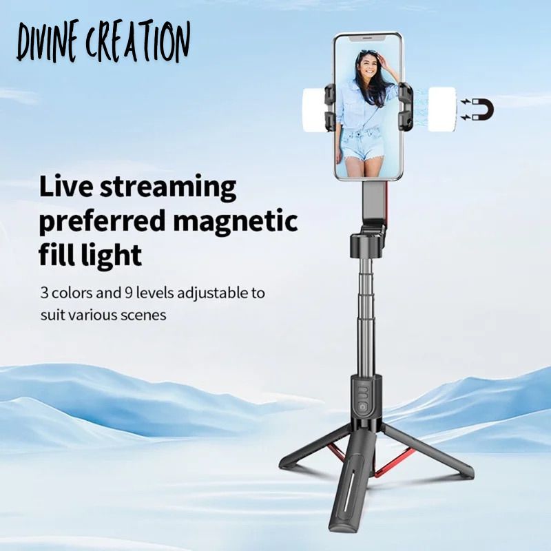 Divine creation C10 Pro 3-Axis Handheld Stabilizer Gimbal | Anti-Shake Video Recording Tool D330 3 Axis Gimbal for Mobile-image-29