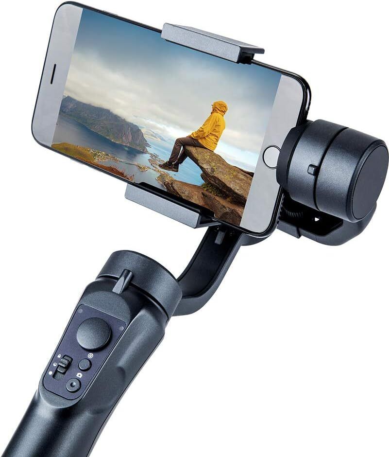 IMMUTABLE 3-Axis Smartphone Gimbal Stabilizer with AI Face Tracking GV6 3 Axis Gimbal for Mobile-image-36