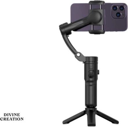 Divine creation M02, 3-Axis Handheld Gimbal Stabilizer Anti-Shake Video AI Stabilization B191 3 Axis Gimbal for Camera, Mobile-image-23