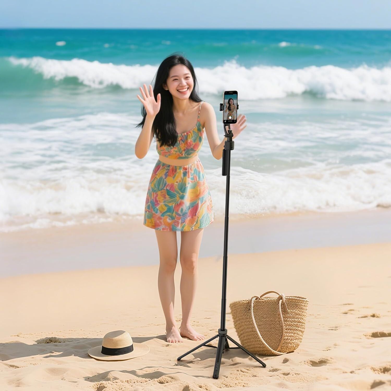 A CONNECT Z Handheld Phone Gimbal for Smooth Recording 3 Axis Gimbal for Mobile-image-24