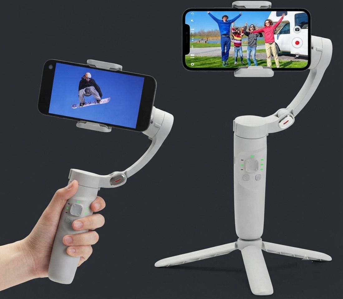 ASVON M1 Foldable 3-Axis Mobile Gimbal | Anti-Shake Video Stabilizer for Smartphones 3 Axis Gimbal for Mobile-picture-17