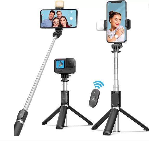 ZAXART r1s Selfie Stick Phone Tripod with Remote 60"Tripod Stand for iPhone Camera 3 Axis Gimbal for Mobile-image-29