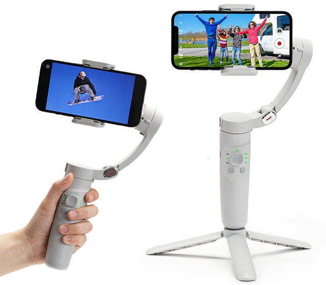 Fitpro M1 Gimbal 3 Axis Cell Phone Control the Focal Length Professional Stabilizer 3 Axis Gimbal for Mobile-image-19
